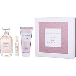 image showing the bottle and packaging for COACH DREAMS 3PC (90ML) EDP Set