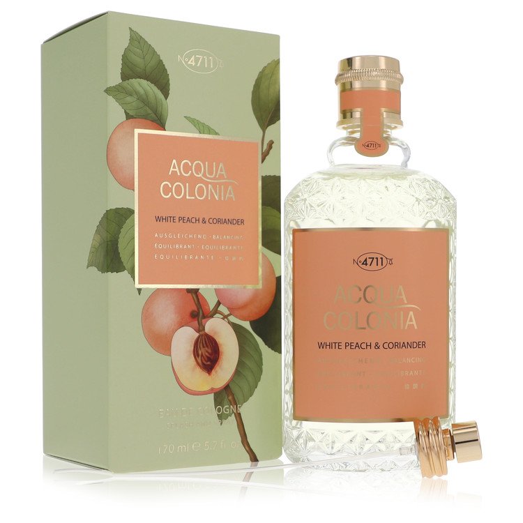 4711 Acqua Colonia White Peach & Coriander Perfume By 4711 Cologne Spray (Unisex) 100ml  - Just Perfume