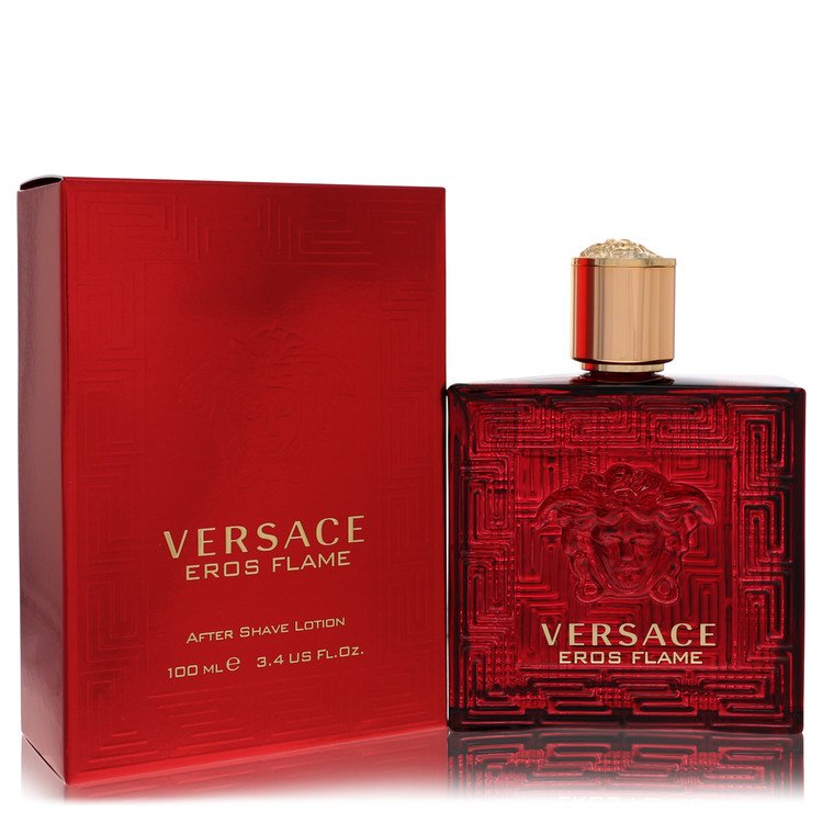 Versace Eros Flame Cologne By Versace After Shave Lotion 100ml  - Just Perfume