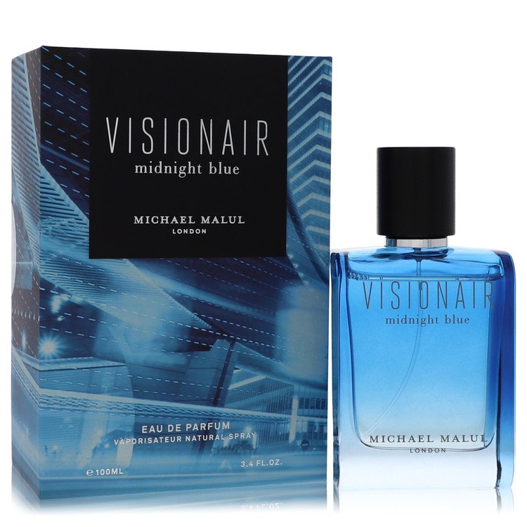 Visionair Midnight Blue Cologne by Michael Malul Eau De Parfum Spray 100ml  - Just Perfume