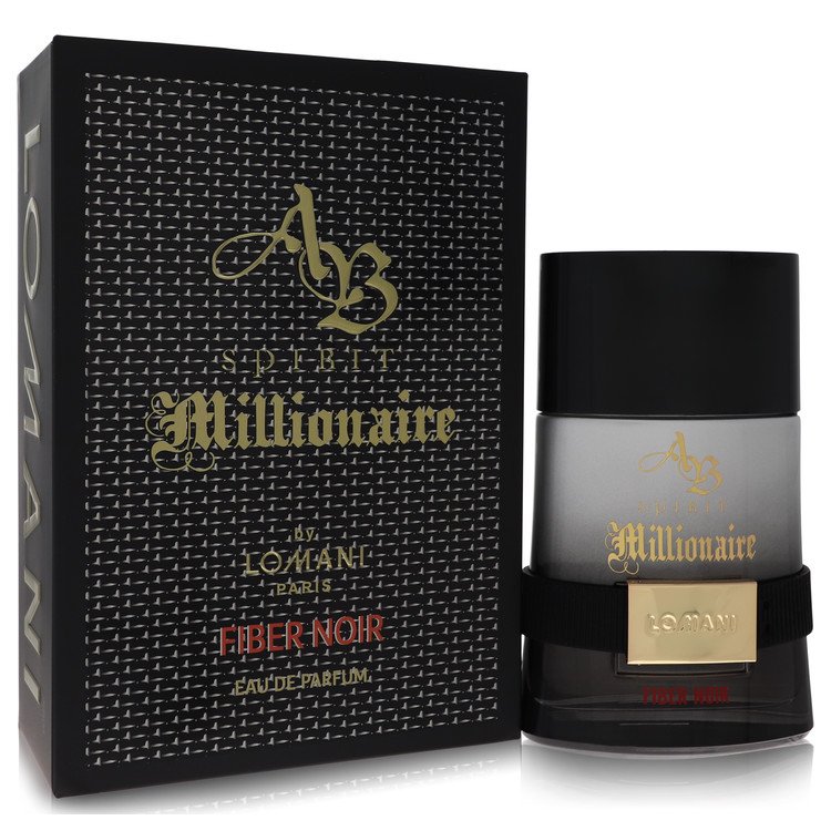 Ab Spirit Millionaire Fiber Noir Cologne By Lomani Eau De Parfum Spray - Just Perfume