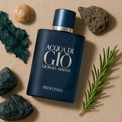 Acqua Di Gio Profondo Cologne By Giorgio Armani Eau De Parfum Spray Refillable - Just Perfume