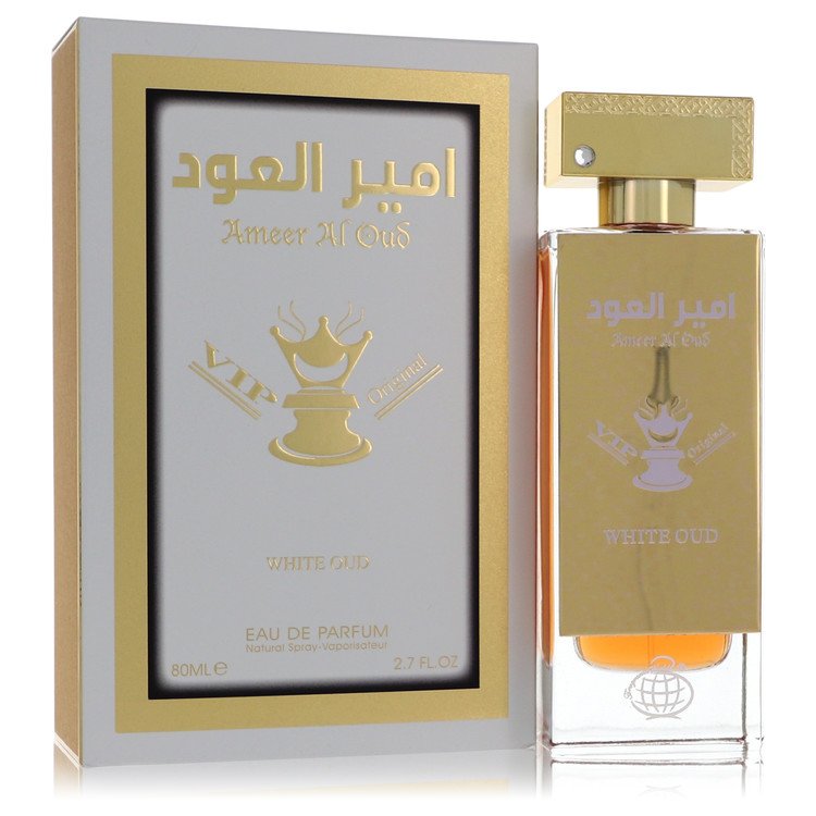 Ameer Al Oud Vip Original White Oud Cologne By Fragrance World Eau De Parfum Spray (Unisex) - Just Perfume