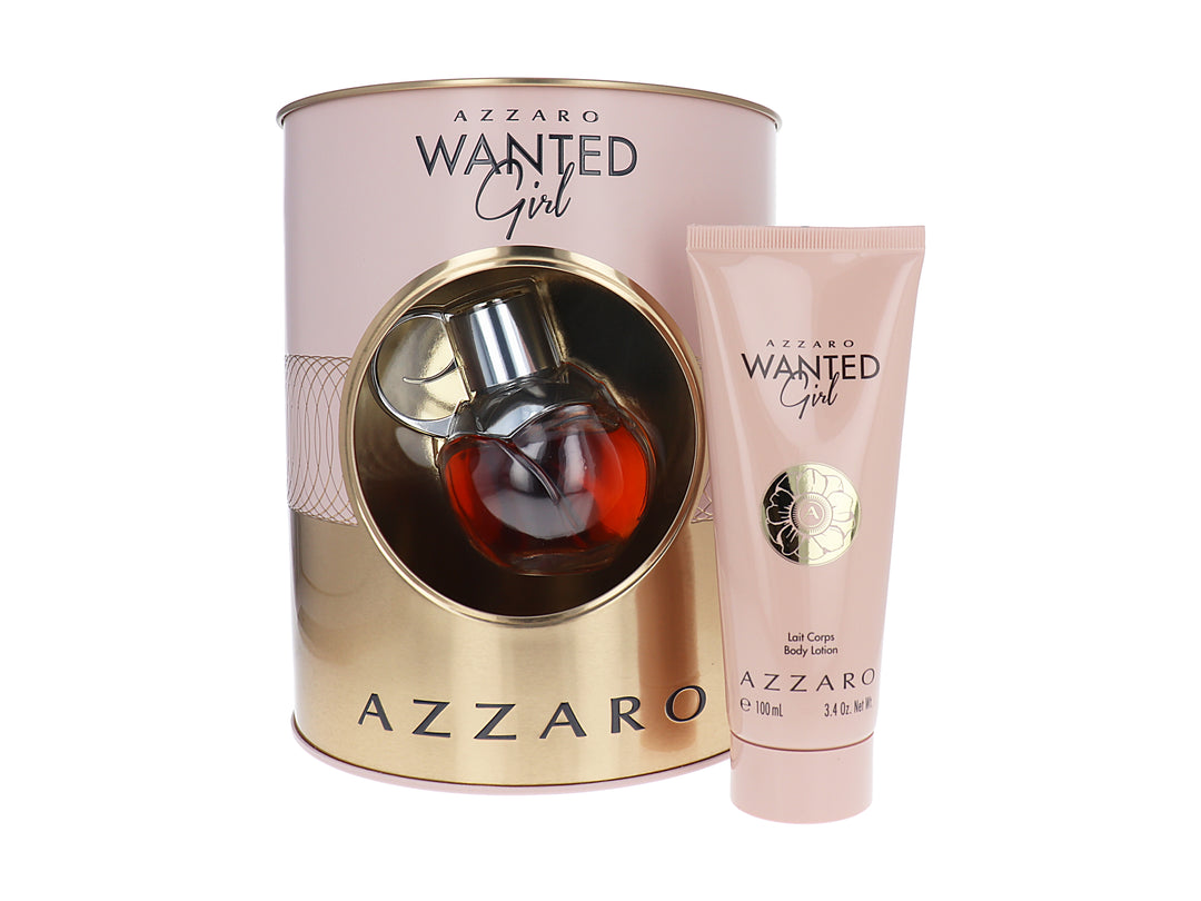 Azzaro Wanted Girl 2pc Set EDP 50ml + Body Lotion 100ml - Just Perfume