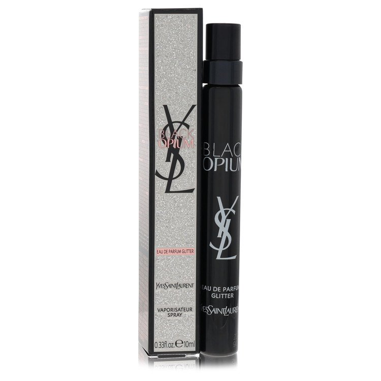 Black Opium Glitter Perfume By Yves Saint Laurent Mini EDP Spray - Just Perfume