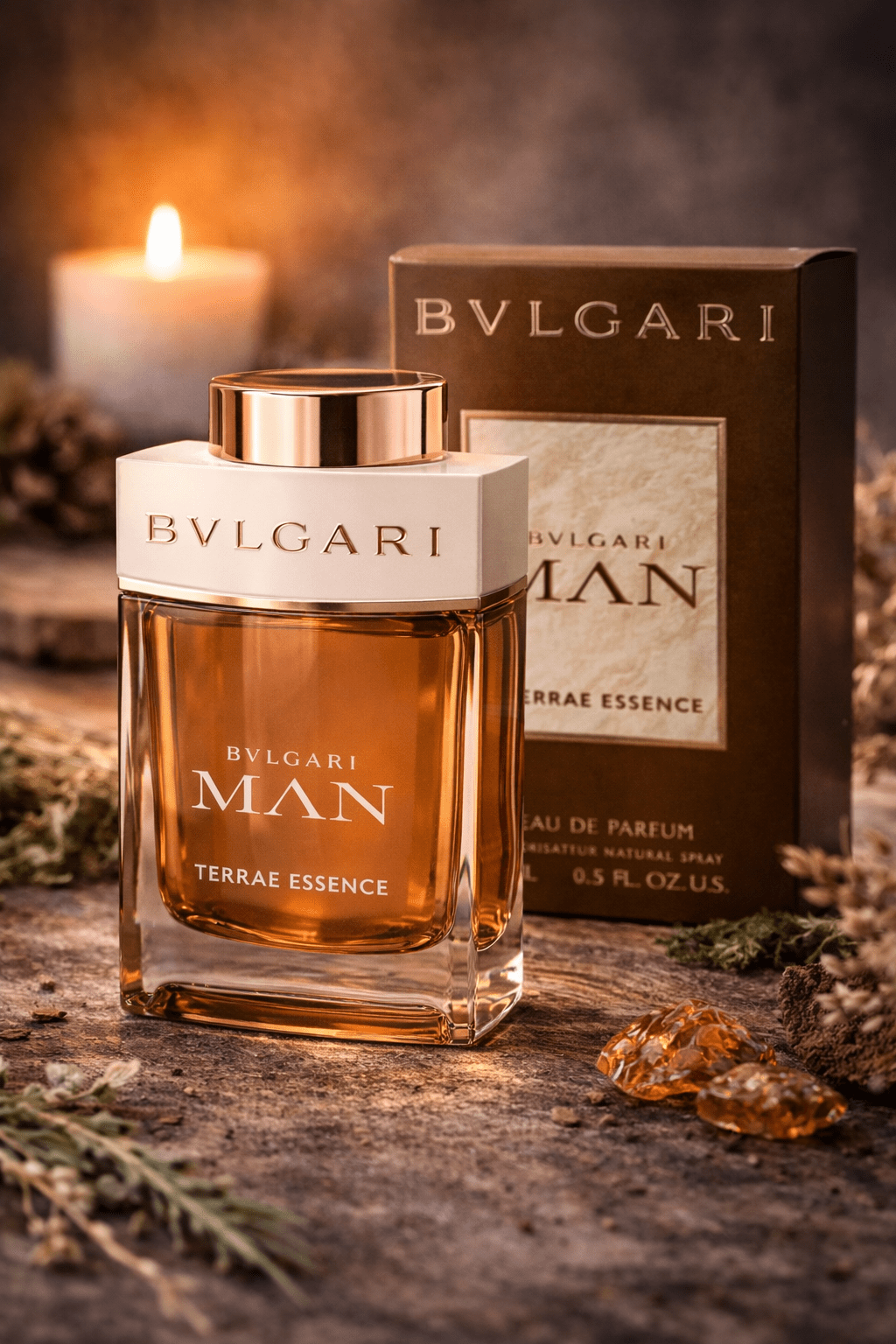 Bvlgari Man Terrae Essence Cologne By Bvlgari Eau De Parfum Spray - Just Perfume