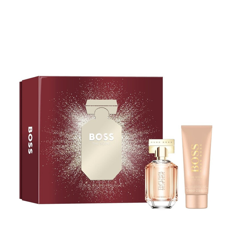 Hugo Boss The Scent (L) 2 pc Set   50ml EDP Spray + 75ml Body Lotion set  - Just Perfume