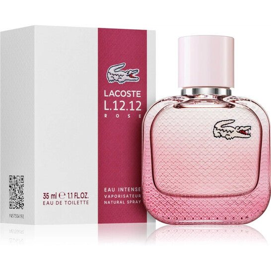 Lacoste Eau De Lacoste L.12.12 Rose Eau Intense Perfume By Lacoste Eau De Toilette Spray - Just Perfume
