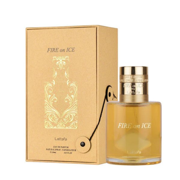 Lattafa Fire On Ice Cologne By Lattafa Eau De Parfum Spray (Unisex) - Just Perfume