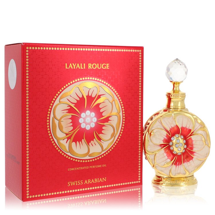 Swiss Arabian Layali Rouge Perfume By Swiss Arabian Concentrated Perfume Oil 15ml  - Just Perfume