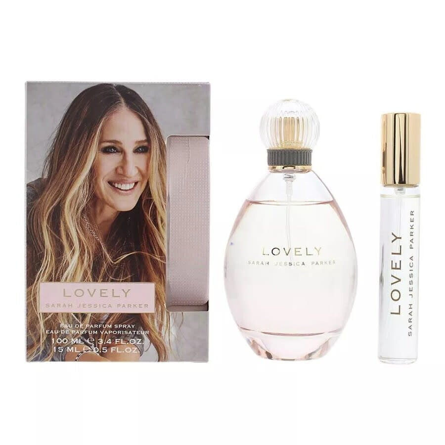 Lovely Perfume By Sarah Jessica Parker Eau De Parfum Spray + 1/2 oz Travel EDP Spray - Just Perfume