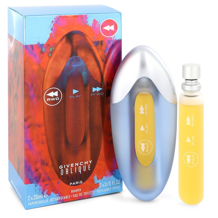 Oblique Rwd Perfume By Givenchy Two 20ml Eau De Toilette Spray Refills - Just Perfume