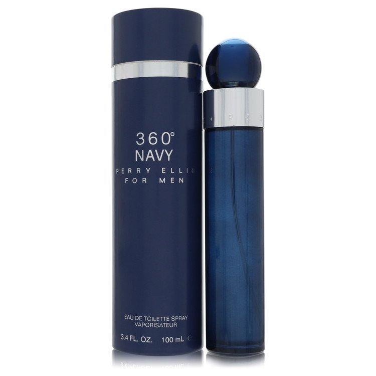 Perry Ellis 360 Navy Cologne By Perry Ellis Eau De Toilette Spray - Just Perfume
